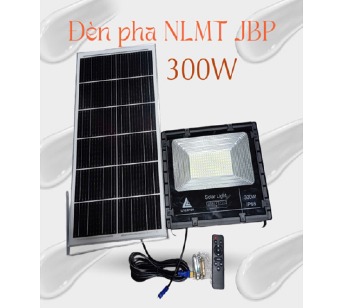 ĐÈN PHA NĂNG LƯỢNG MẶT TRỜI MÃ JBP - 300W