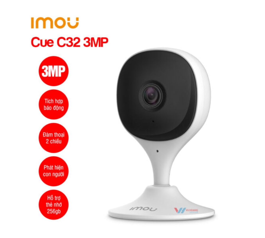 Camera Wifi trong nhà IMOU Cue C32 3MP (IPC-C32SP/ IPC-C32EP)