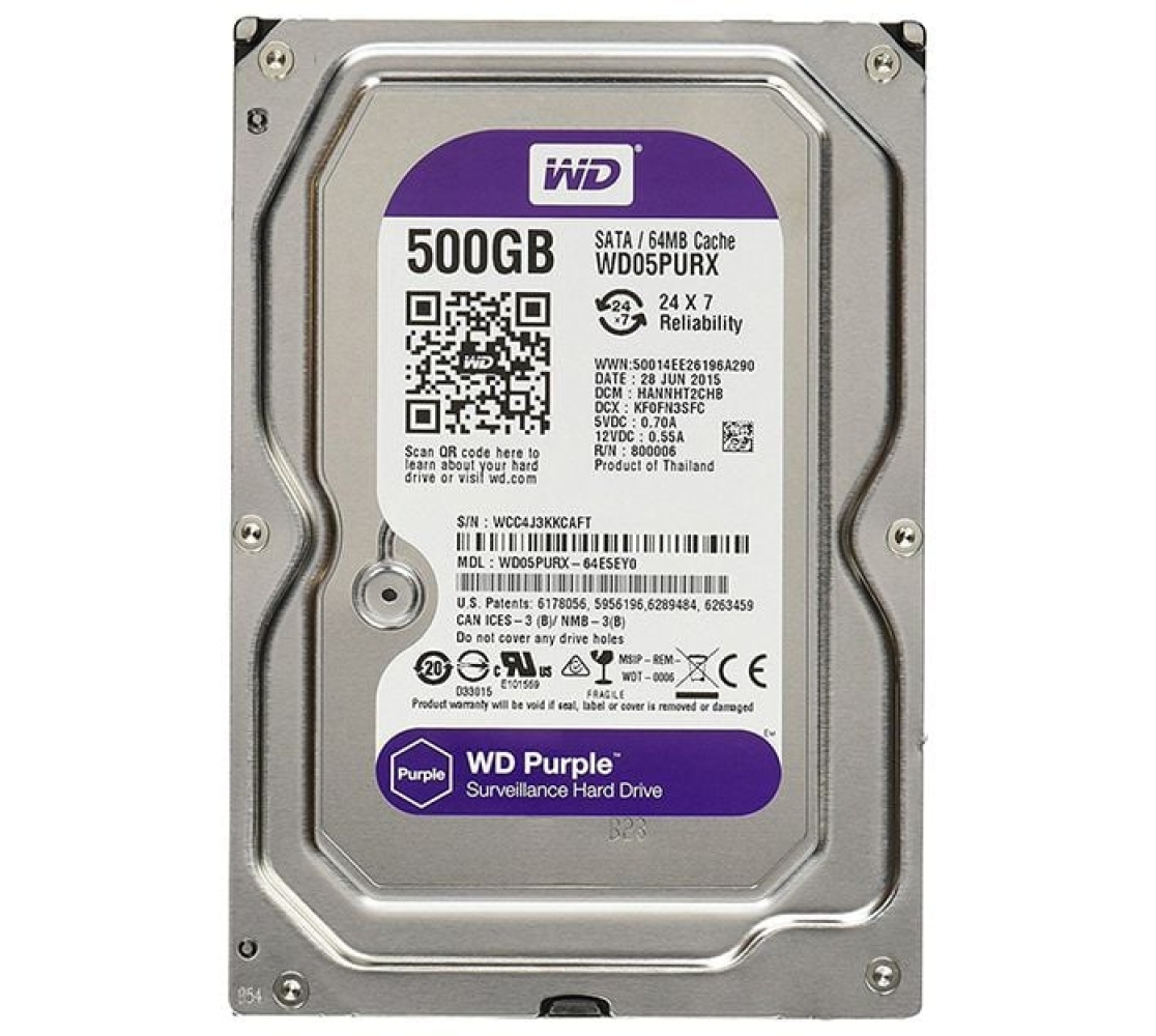 HDD WD 500GB PURPLE