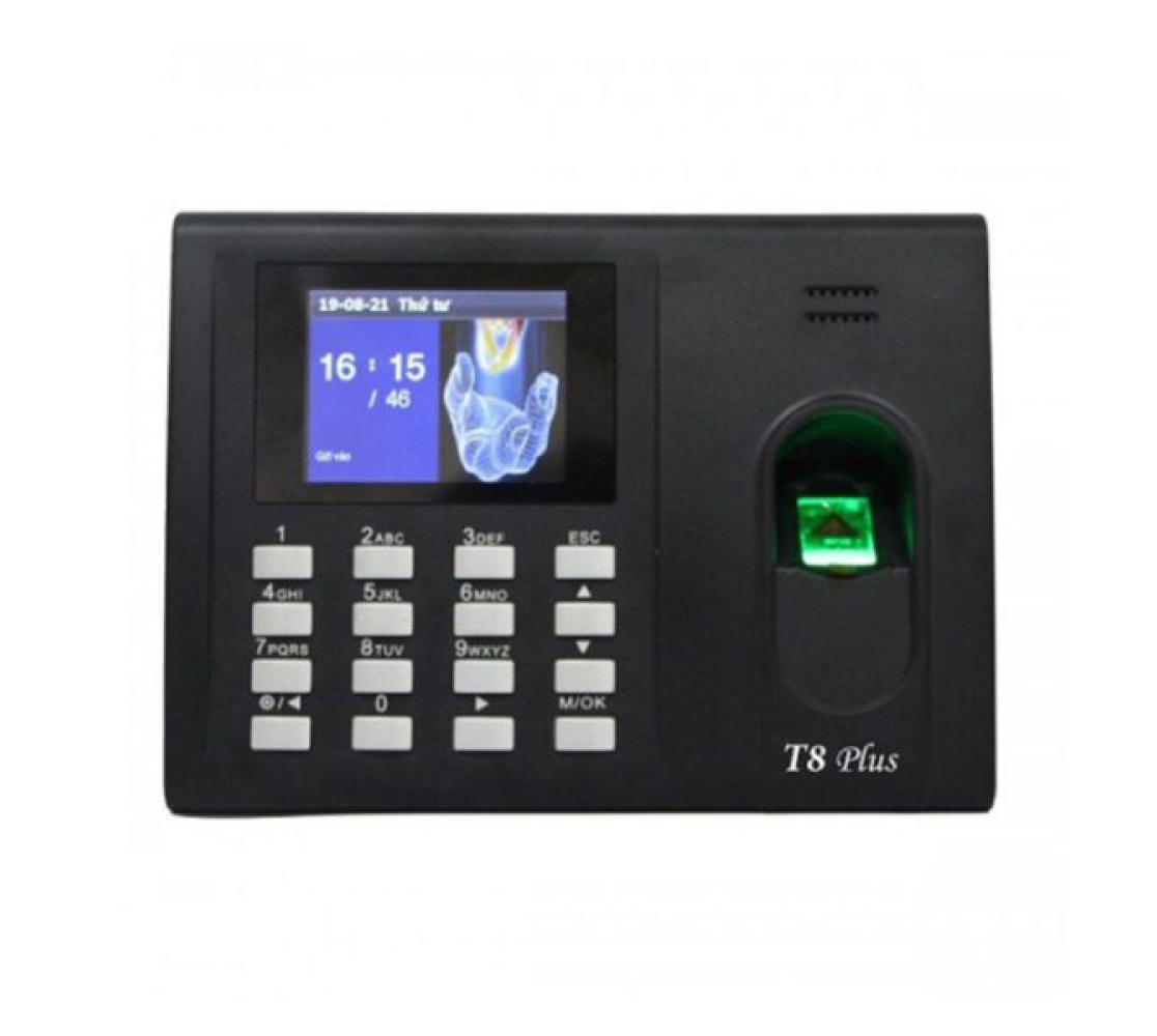 Máy chấm công vân tay, thẻ cảm ứng RONALD JACK T8 Plus